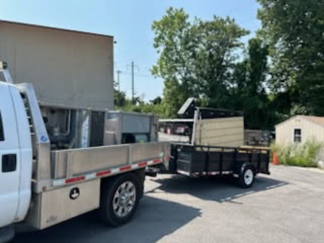 Our truck and dump trailer
